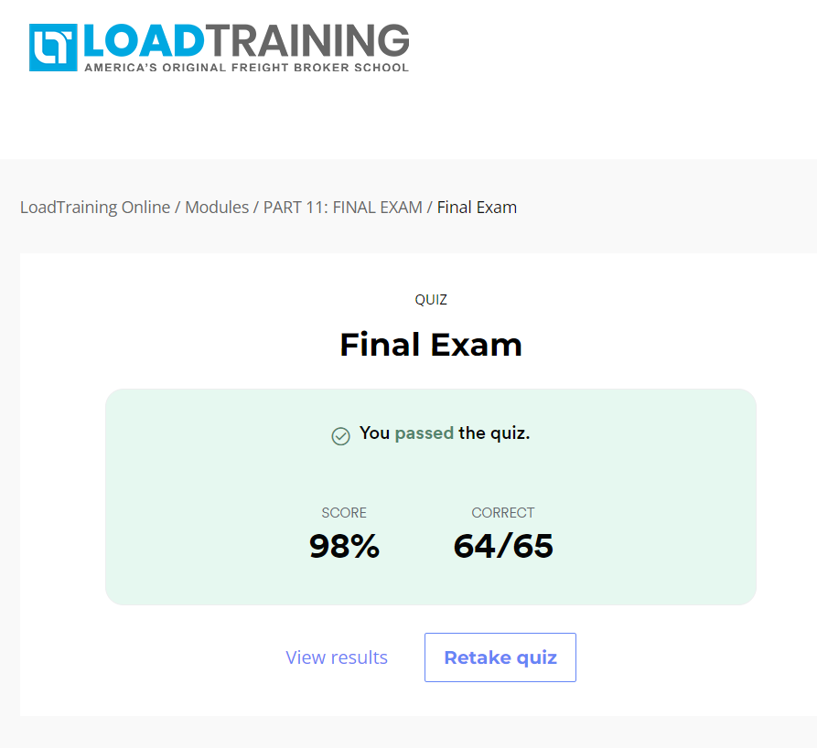 Freight broker training near me