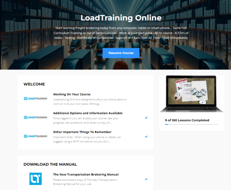 Freight broker training near me